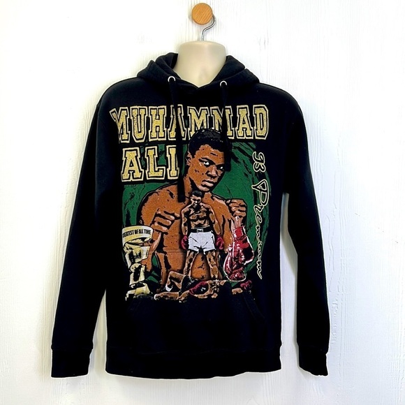 Cotton Heritage - Muhammad Ali Greatest Of All Time Graphic Hoodie Size Medium - Picture 1 of 10